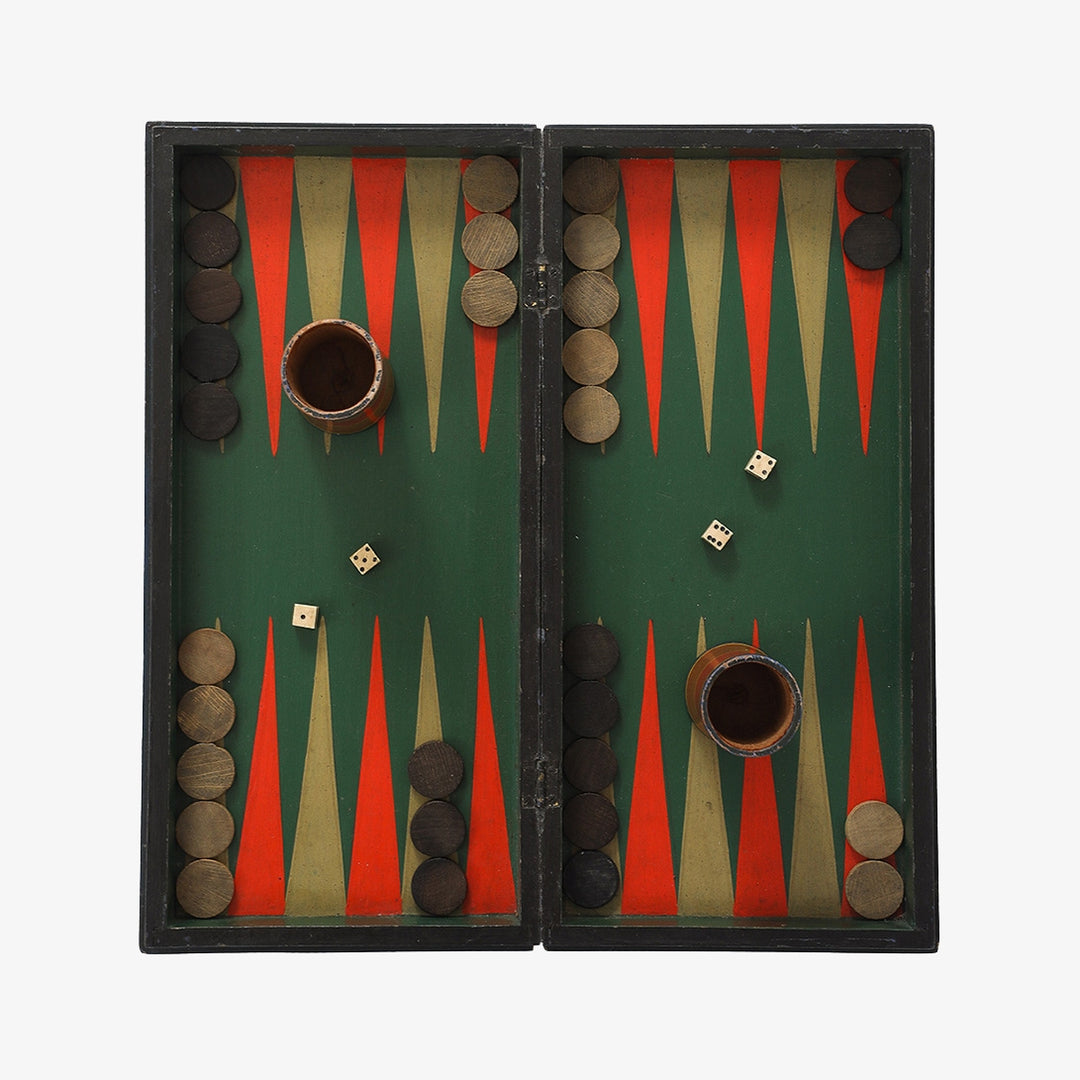 19th Century American Backgammon Set