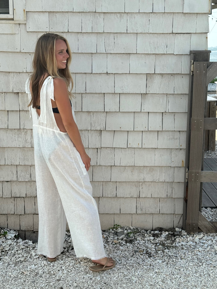 Linen Beach Overalls