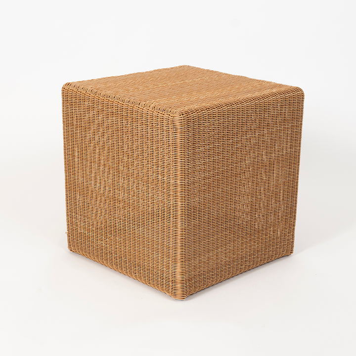 Pair of Vintage Lloyd Loom Wicker Cubes