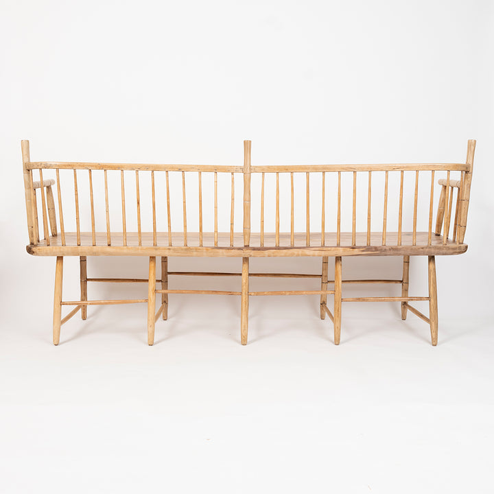 Antique American Spindle Bench