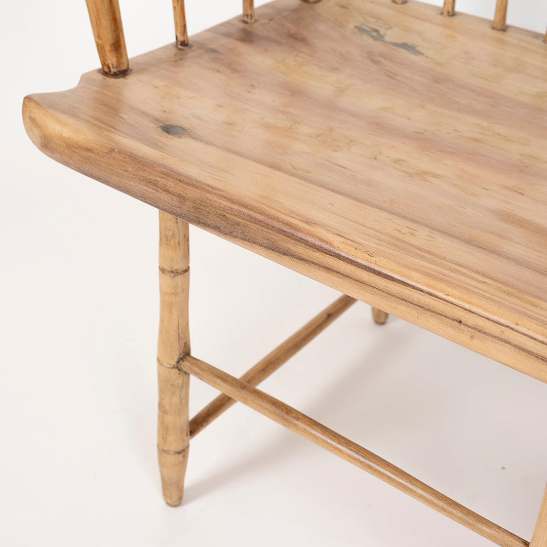 Antique American Spindle Bench