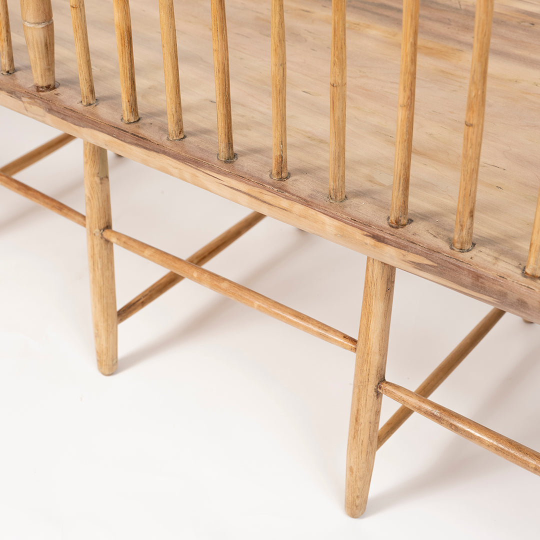 Antique American Spindle Bench