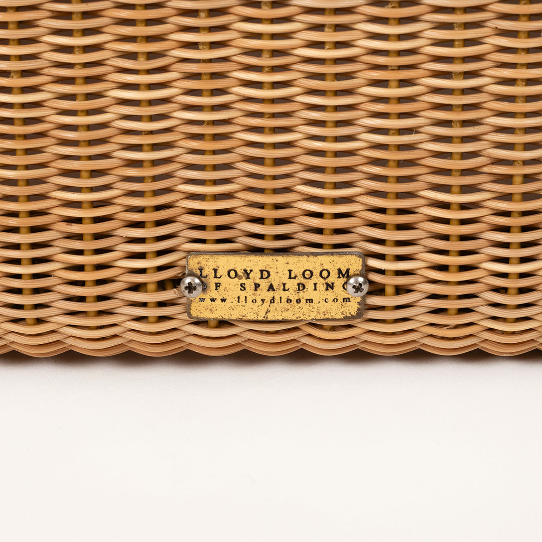 Pair of Vintage Lloyd Loom Wicker Cubes
