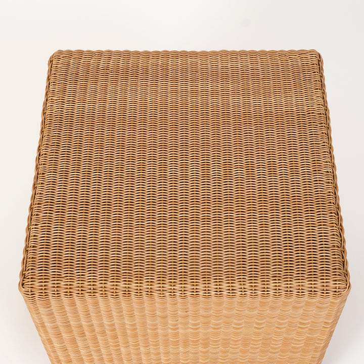 Pair of Vintage Lloyd Loom Wicker Cubes