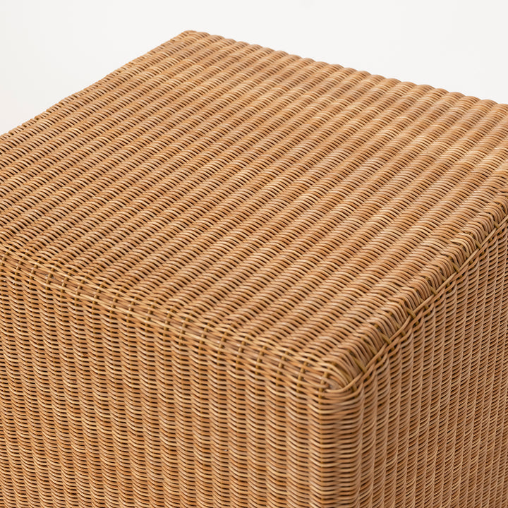 Pair of Vintage Lloyd Loom Wicker Cubes