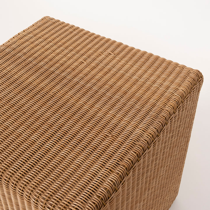Pair of Vintage Lloyd Loom Wicker Cubes