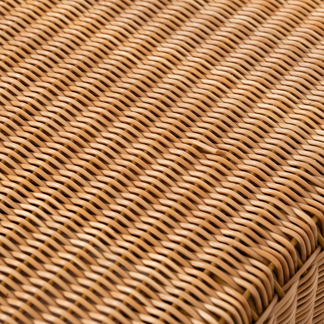 Pair of Vintage Lloyd Loom Wicker Cubes