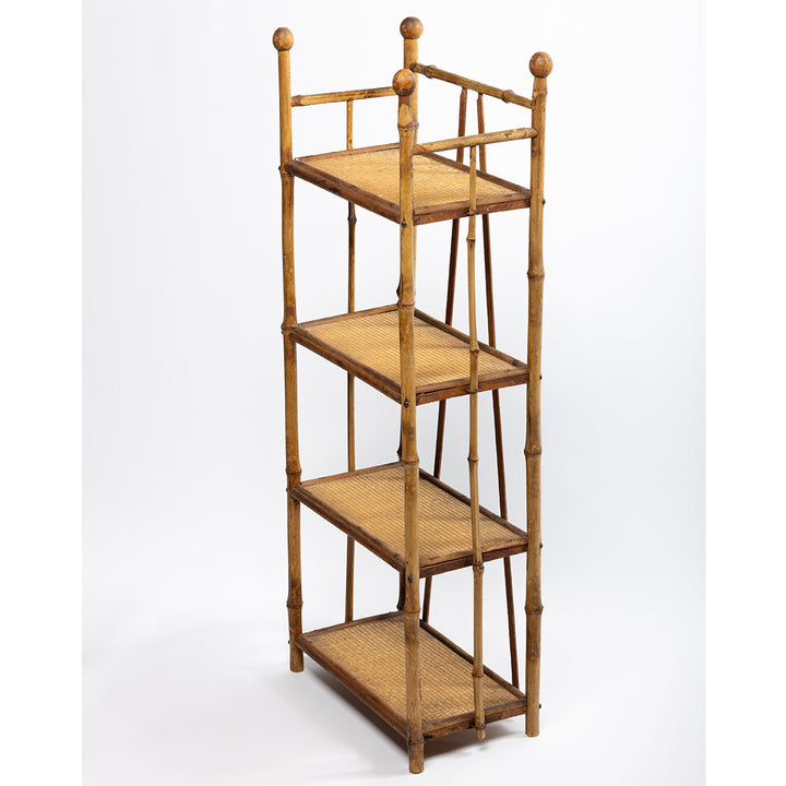 Vintage Bamboo Shelf