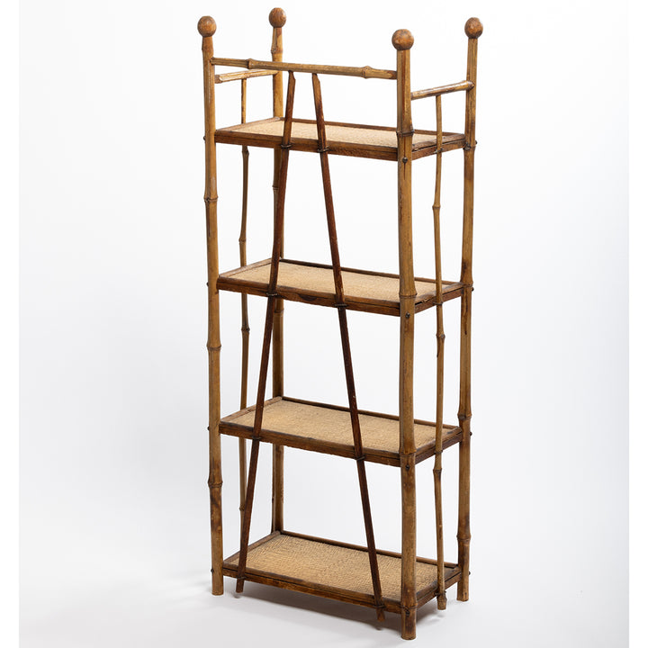 Vintage Bamboo Shelf