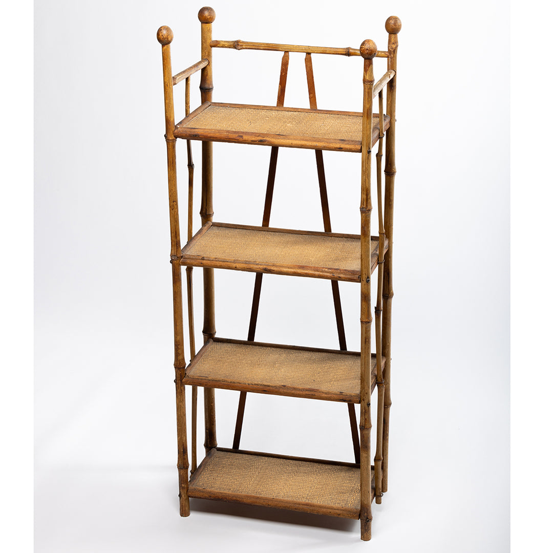 Vintage Bamboo Shelf