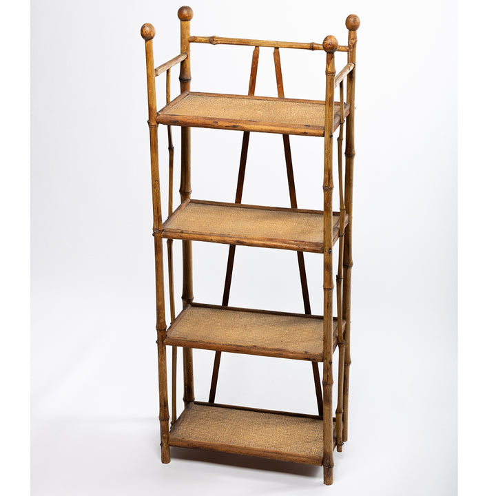 Vintage Bamboo Shelf