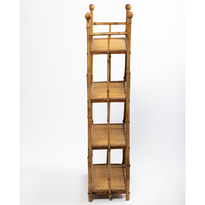 Vintage Bamboo Shelf