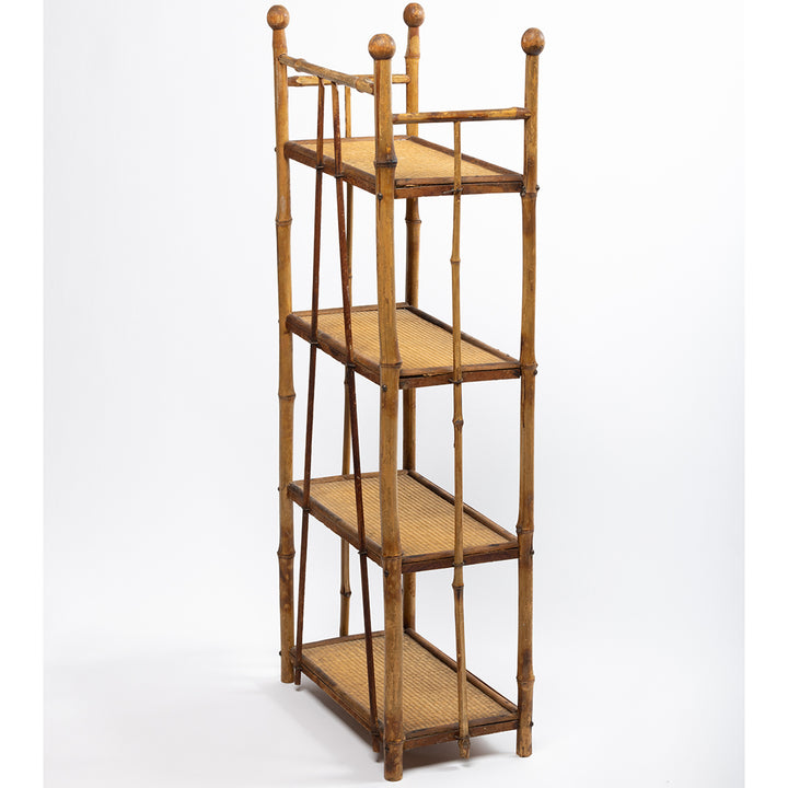 Vintage Bamboo Shelf