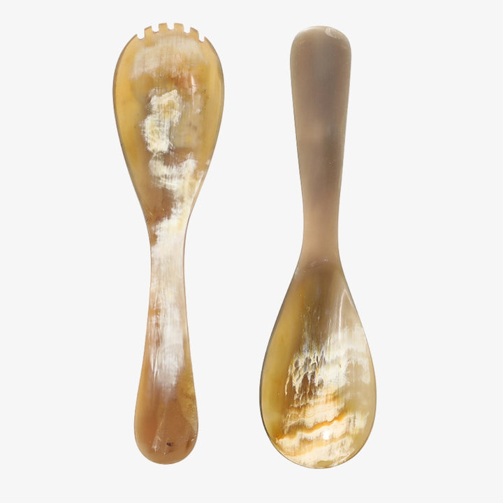 Horn Salad Servers, 10"