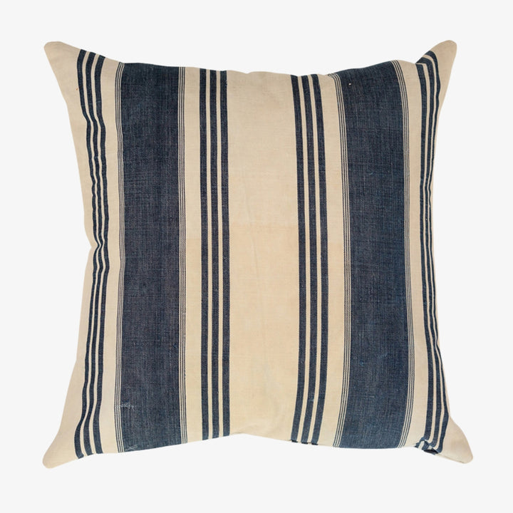 Vintage French Ticking Stripe Pillow 3