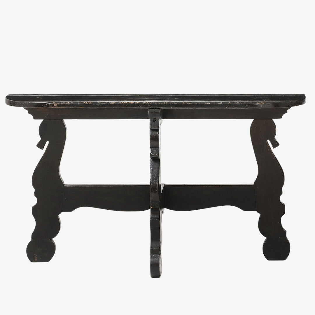 Pair of Antique French Ebony Consoles
