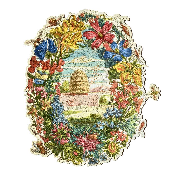 Wooden Beehive Puzzle