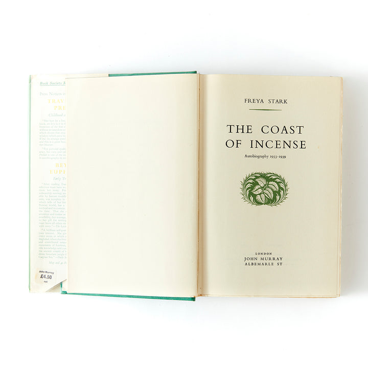 Freya Stark, The Coast of Incense: Autobiography 1933-1939, first edition