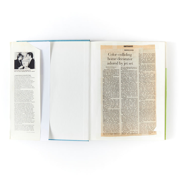 David Hicks on Living—with Taste