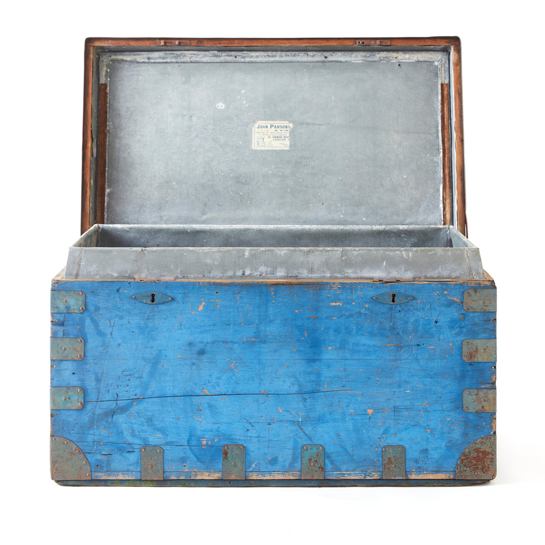 Antique Painted Trunk