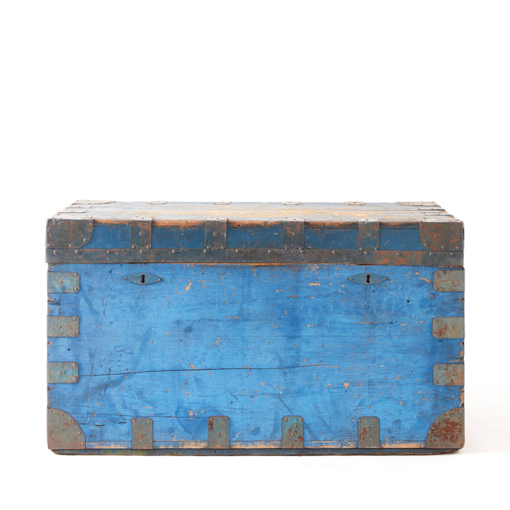 Antique Painted Trunk