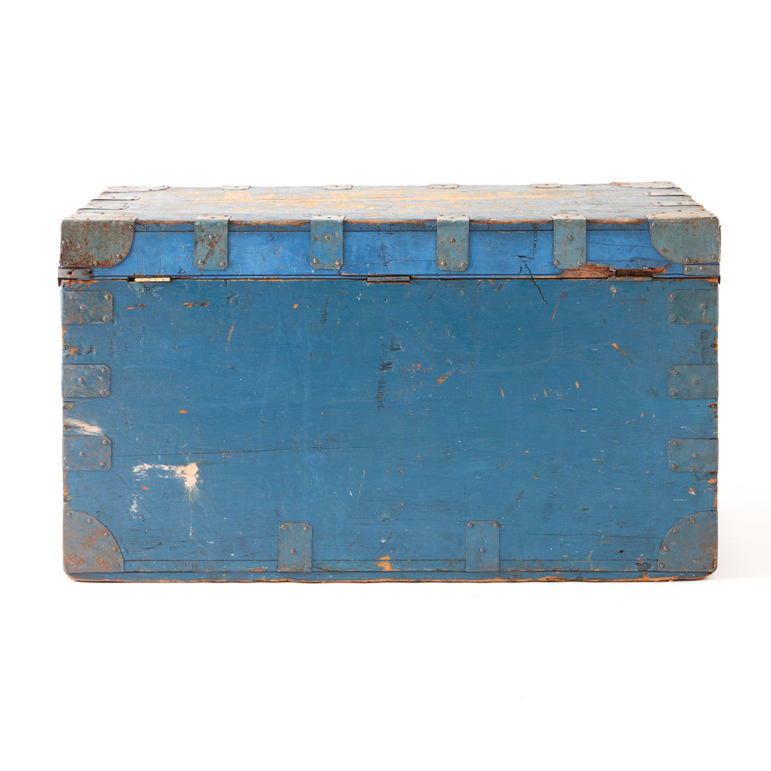 Antique Painted Trunk