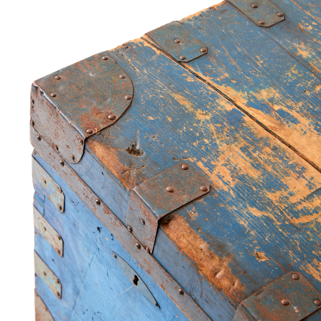 Antique Painted Trunk