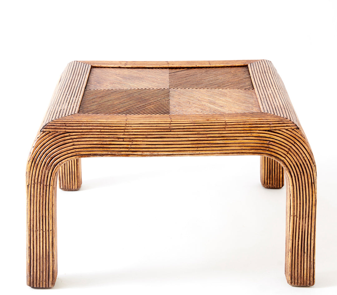 Vintage Rattan Coffee Table