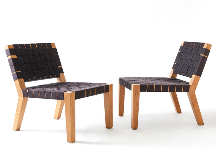 Pair of Vintage Webbed Chairs