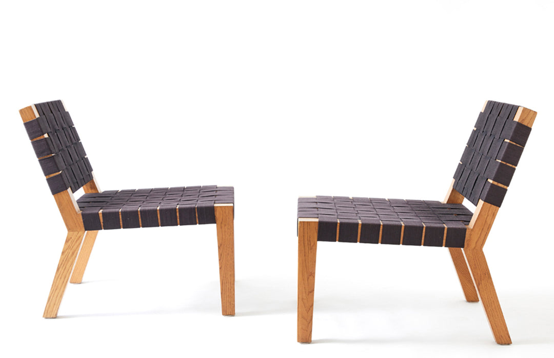 Pair of Vintage Webbed Chairs