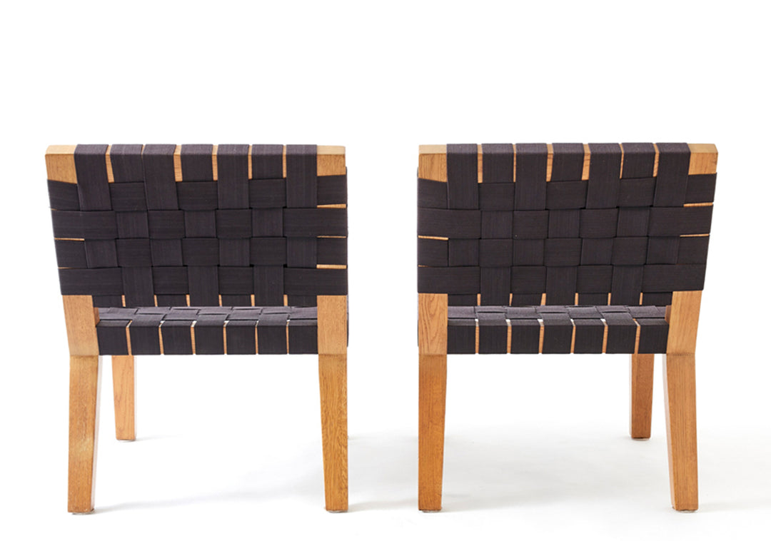 Pair of Vintage Webbed Chairs