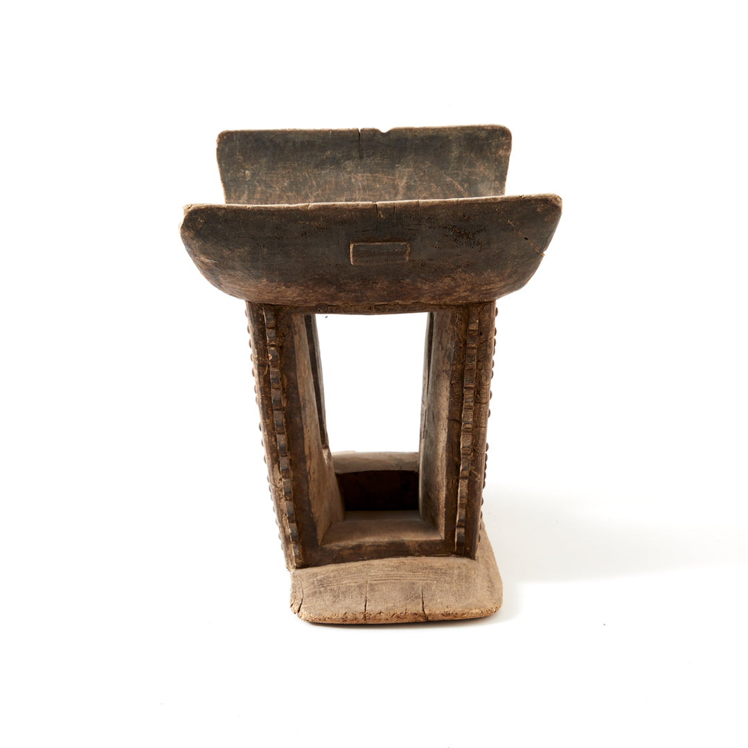 Hand-Carved Vintage African Stool