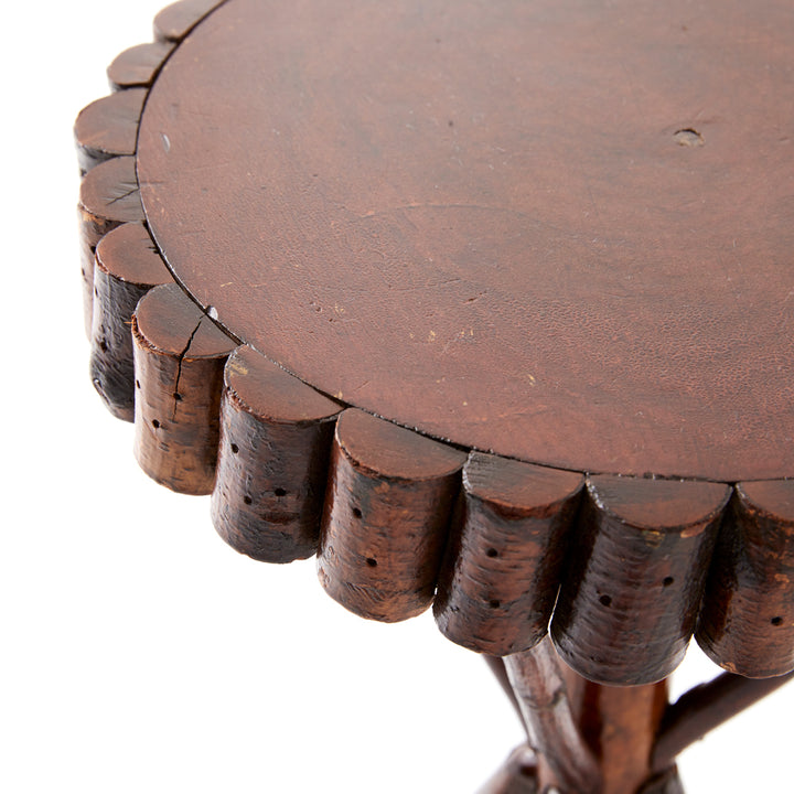 Vintage Adirondack Drinks Table