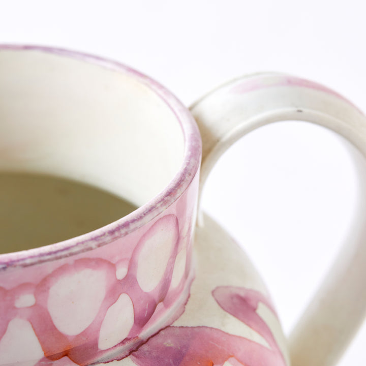 English Lusterware Pitcher with Ship, circa 1860