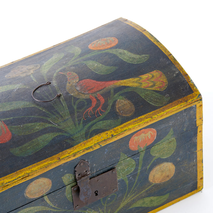 Antique Wooden Wedding Chest, circa 1830