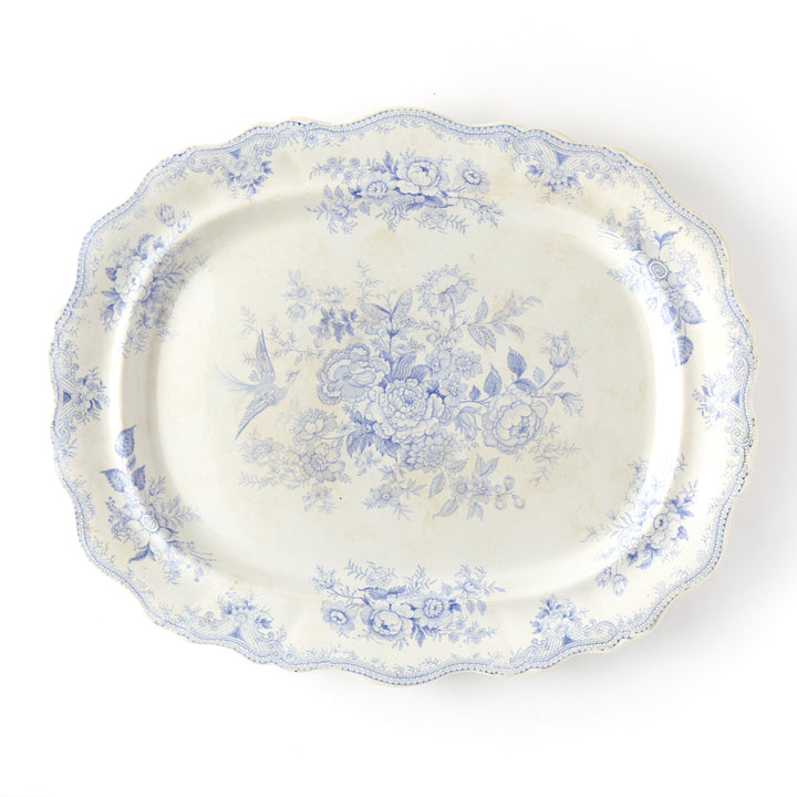 Large Transferware Platter