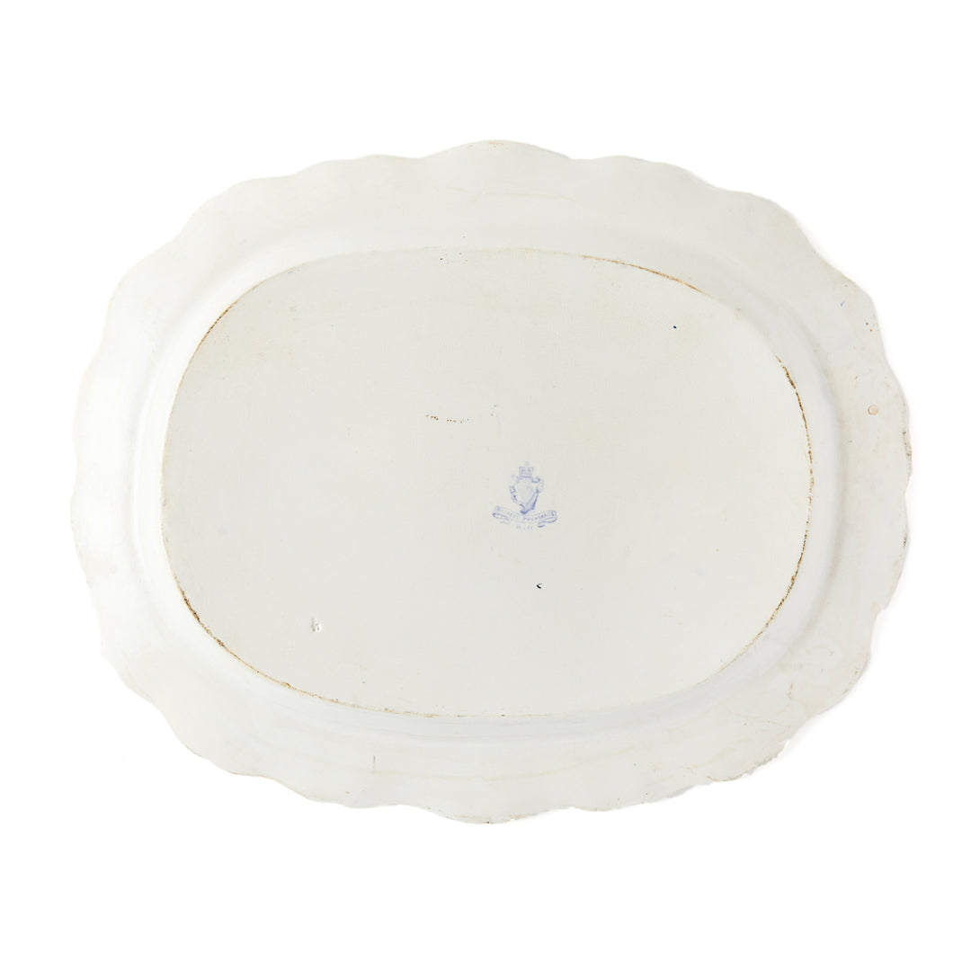 Large Transferware Platter