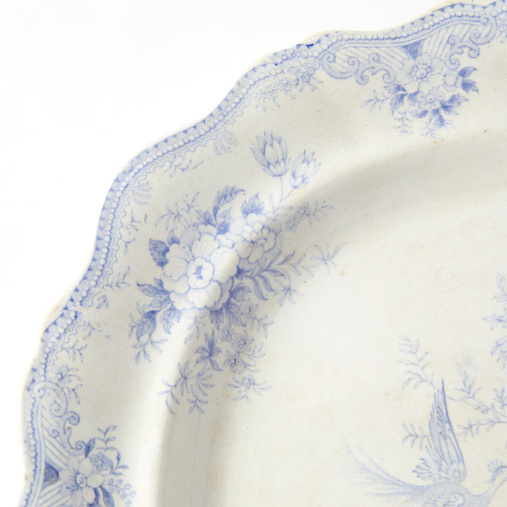 Large Transferware Platter