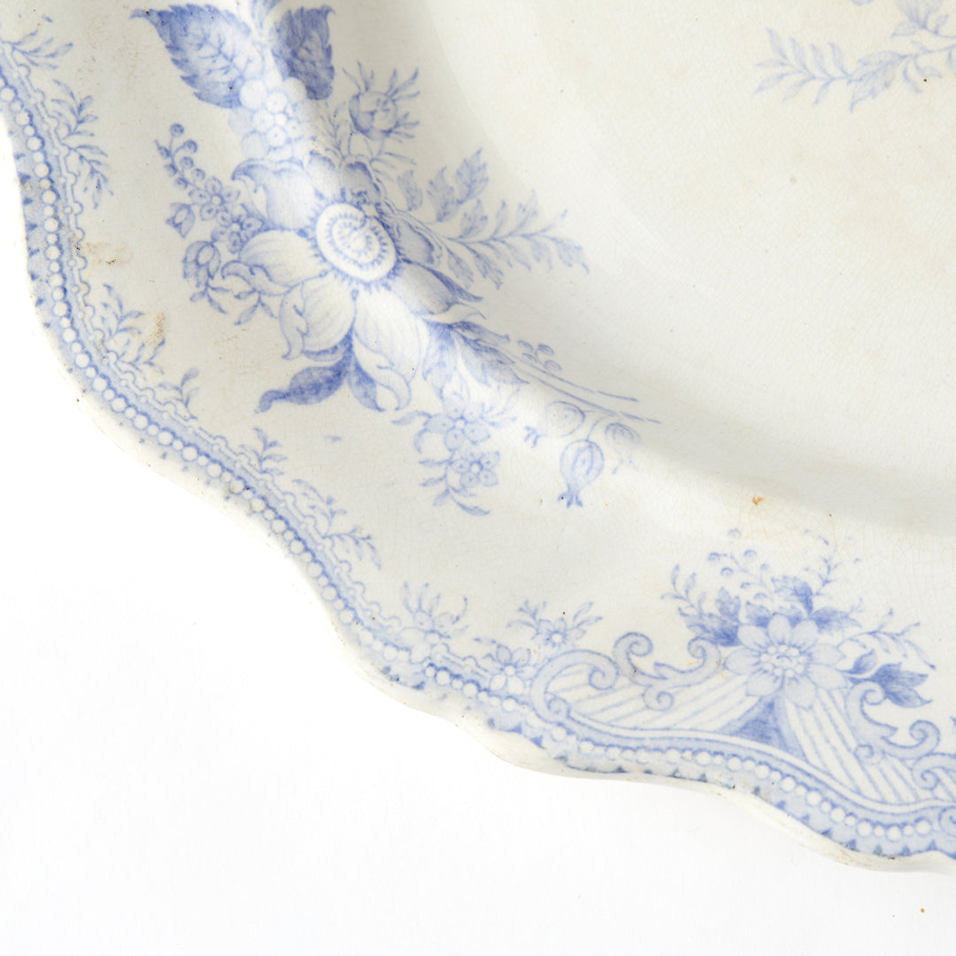 Large Transferware Platter