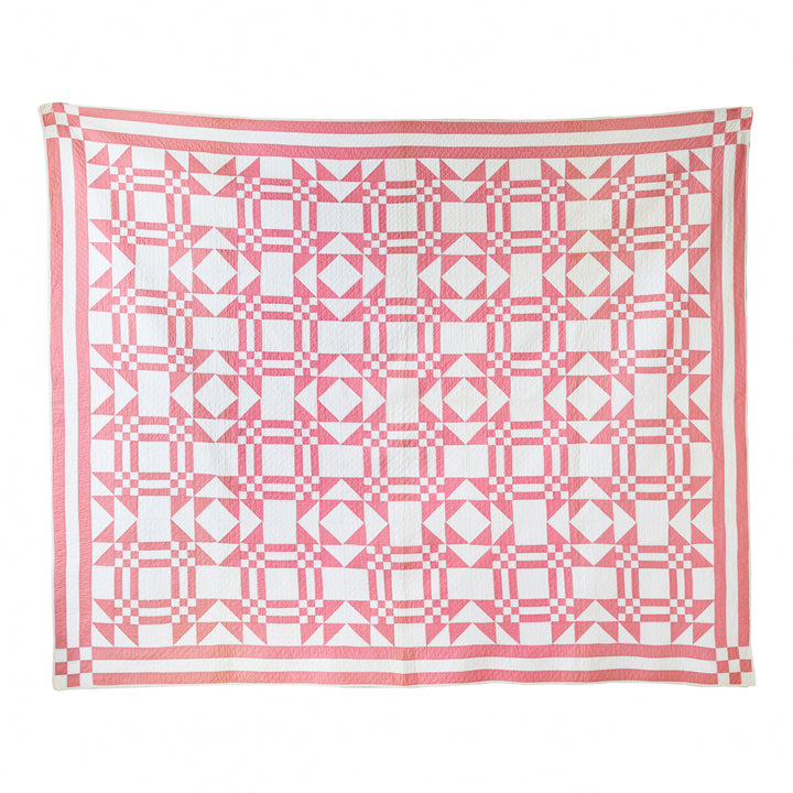 Goose in the Pond Quilt, late 19th Century
