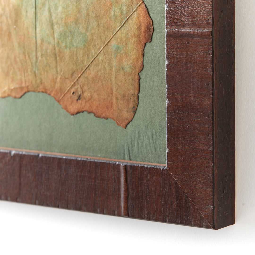 Antique Folk Art Map
