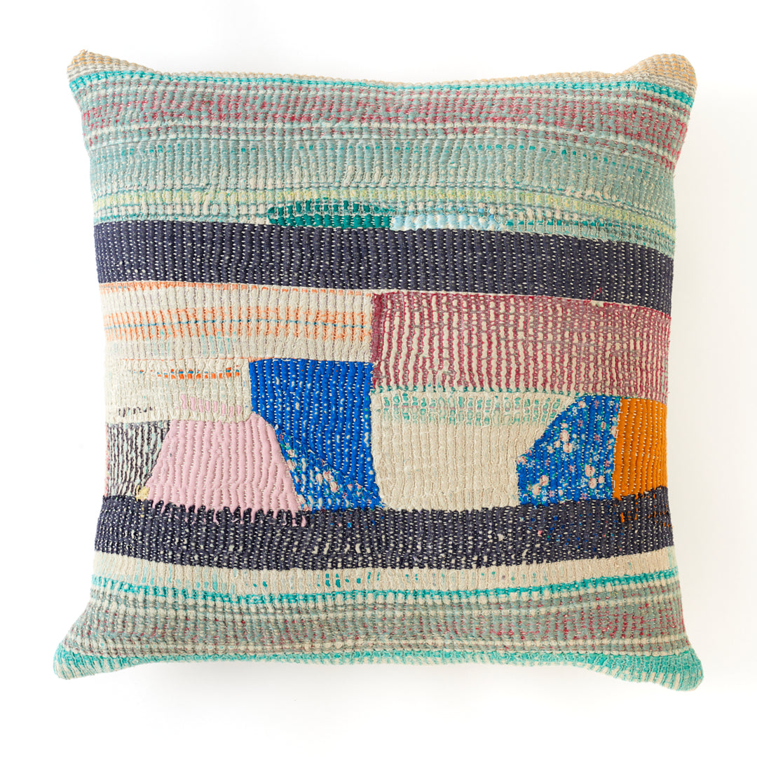 Vintage Japanese Kantha Pillow 2