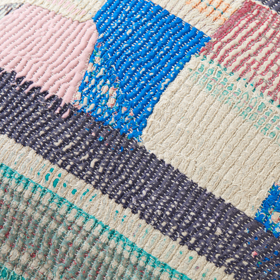Vintage Japanese Kantha Pillow 2