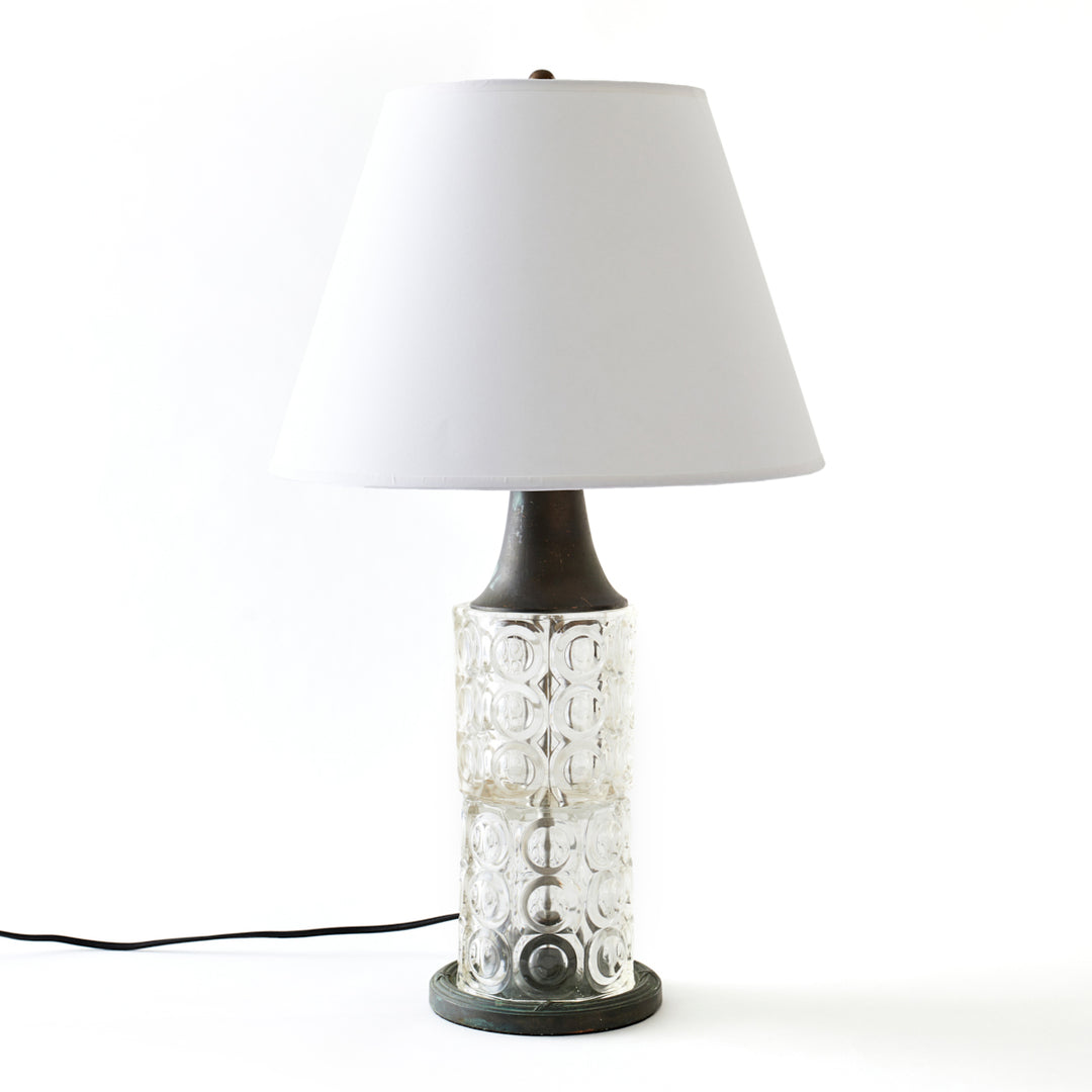 Antique Crystal Table Lamp