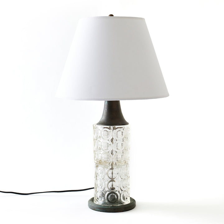 Antique Crystal Table Lamp