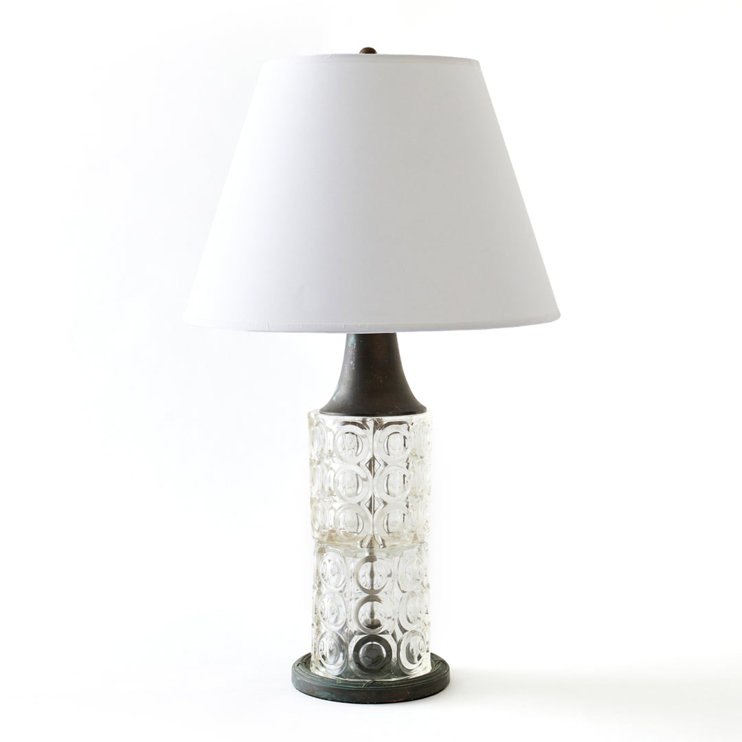 Antique Crystal Table Lamp