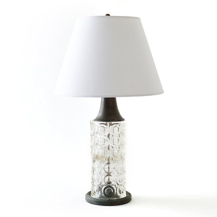 Antique Crystal Table Lamp