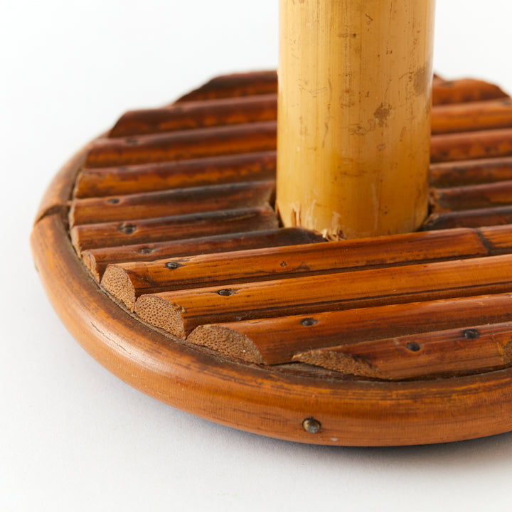 Mid-Century French Bamboo Table Lamp