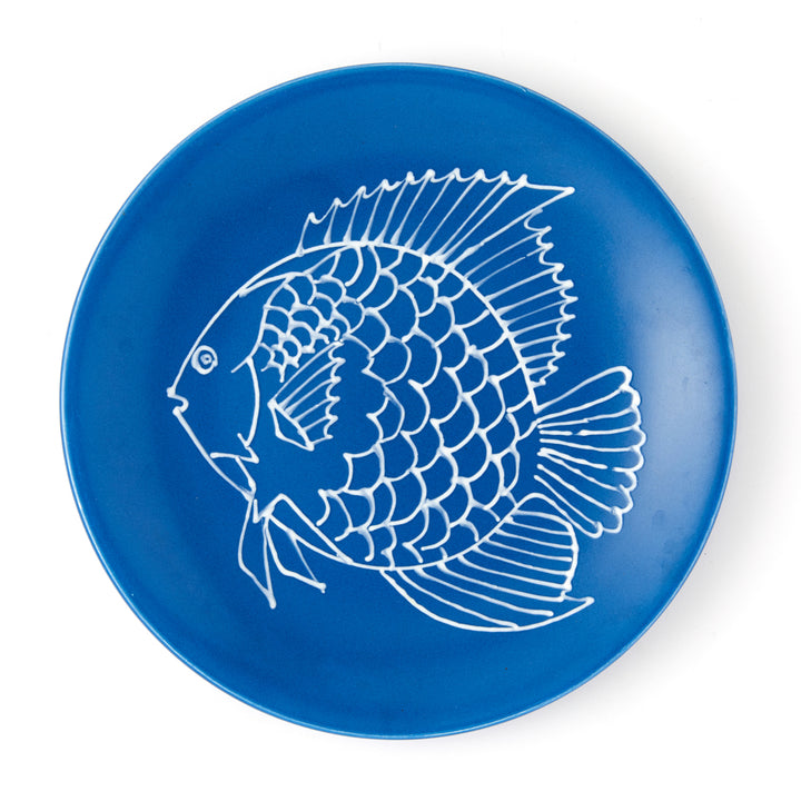 Set of 12 Mid-Century Plates