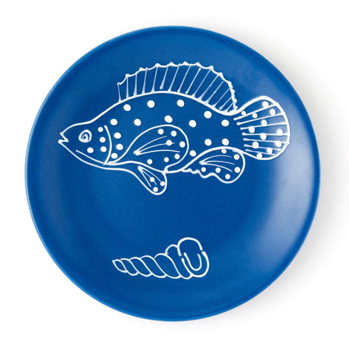 Set of 12 Mid-Century Plates